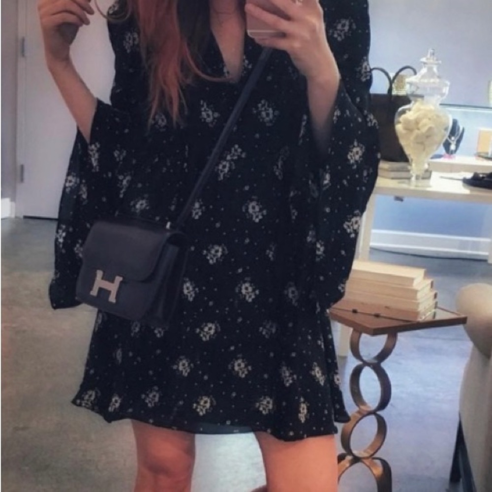 Cinq a Sept Lily Bell Sleeve Mini Dress